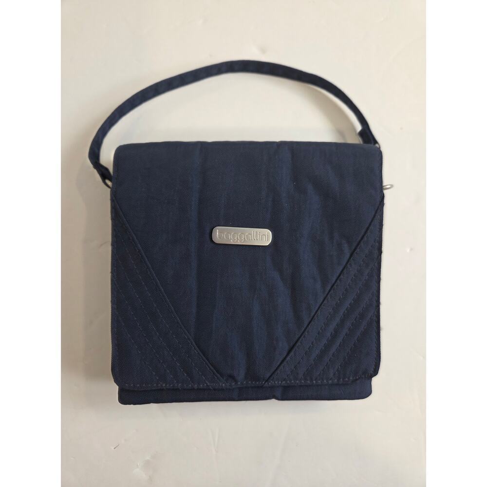 Baggallini Navy Blue Zipper Bag Crossbody/Shoulder Purse, Small 5